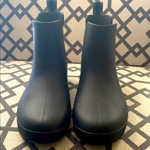 Women’s Totes Short Rain Boots - Black